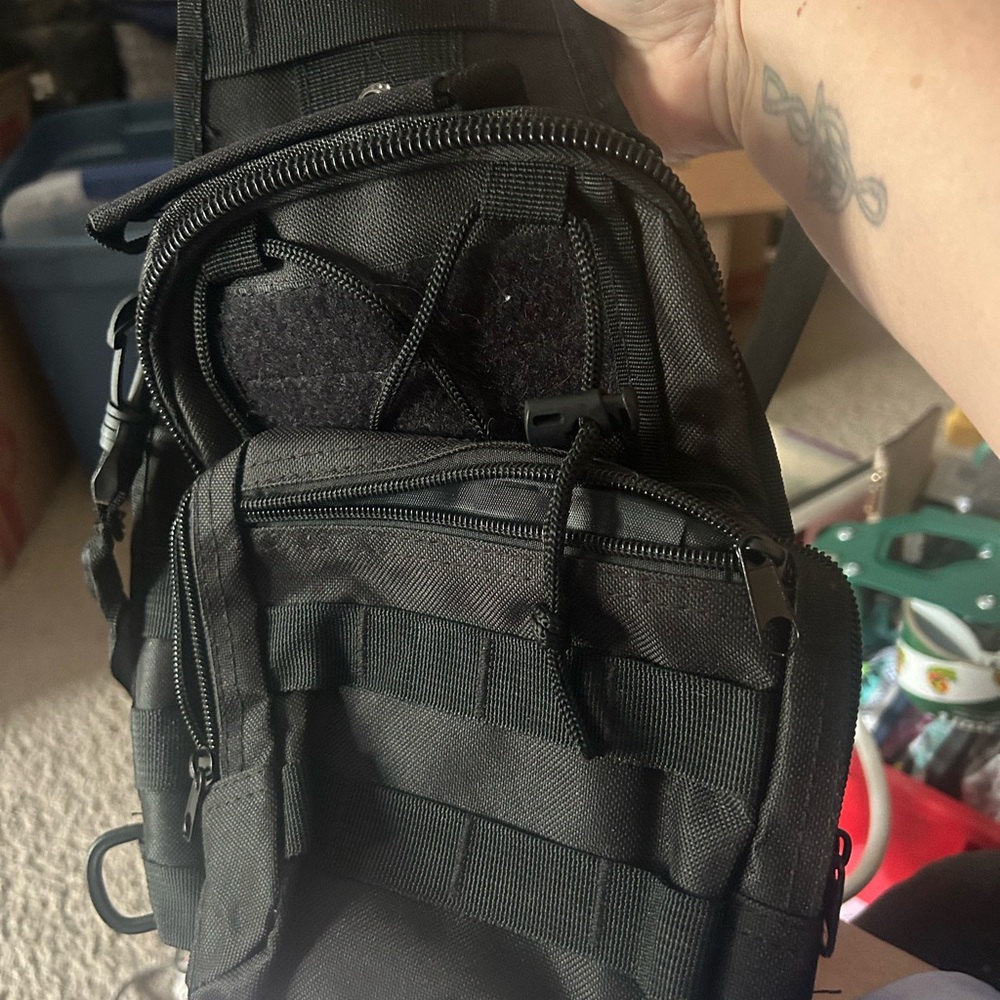 Black Tactical Men's Bag